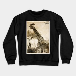 Chicken Giraffe Crewneck Sweatshirt